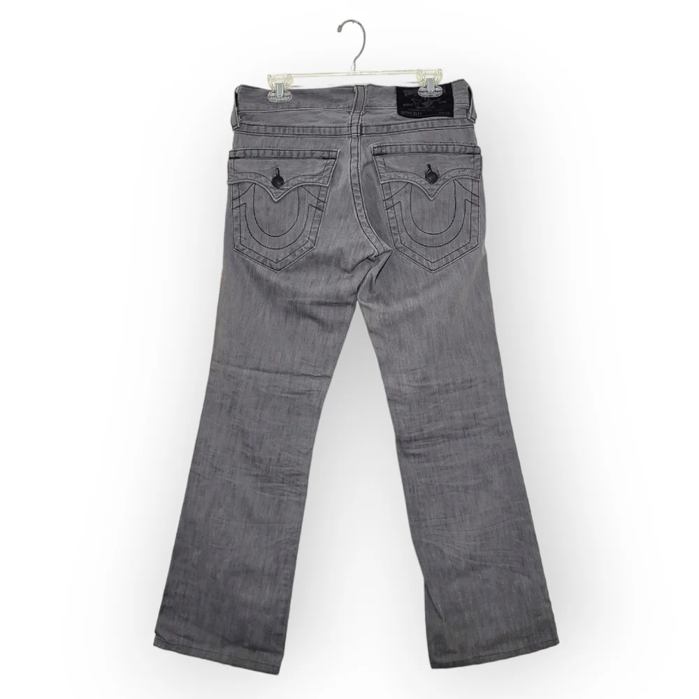 True Religion Billy Jeans Gray Black 28 x 31